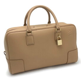 LOEWE ロエベ アマソナ28 ナパカーフ ベージュ A039N08X01 ハンドバッグ ショルダーバッグ 2WAYバッグ ゴールド金具 【中古】
