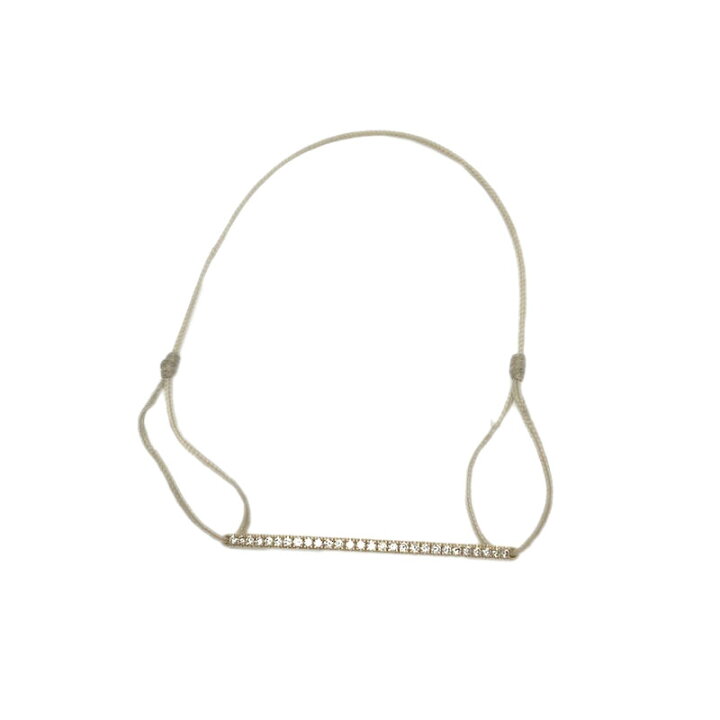 楽天市場】AHKAH アーカー ティナ コードブレスレット K18YG 750  