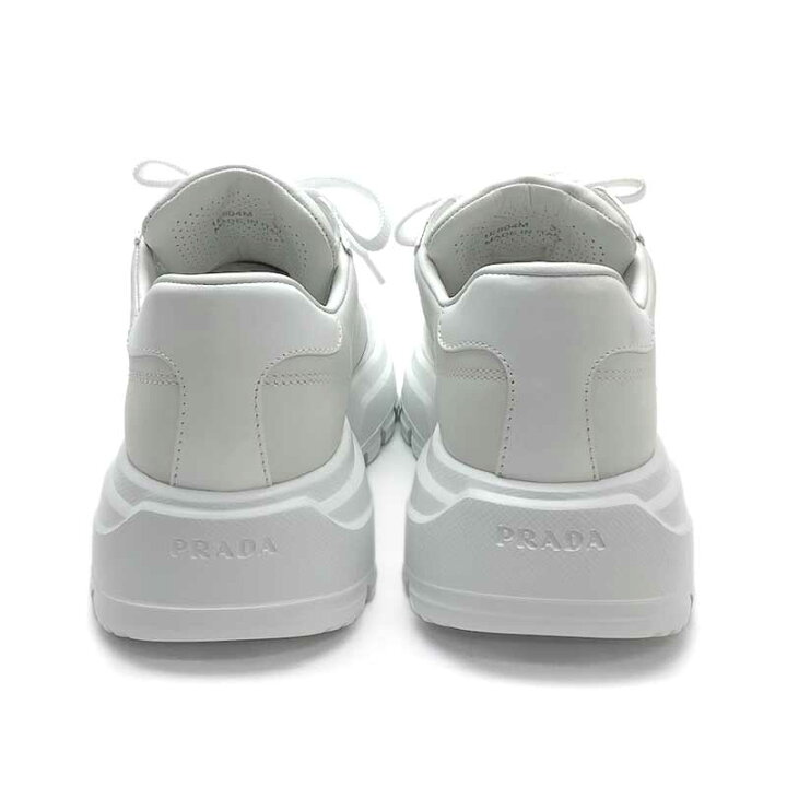 楽天市場】PRADA プラダ スニーカー レザー ホワイト #37 1E804M  