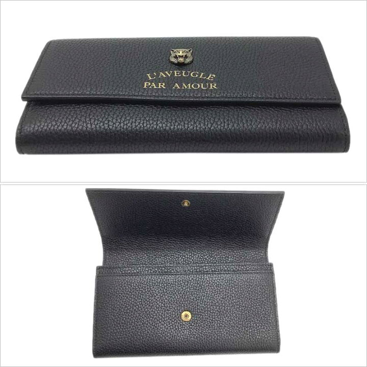 楽天市場】GUCCI グッチ アニマリエ コンチネンタルウォレット レザー 