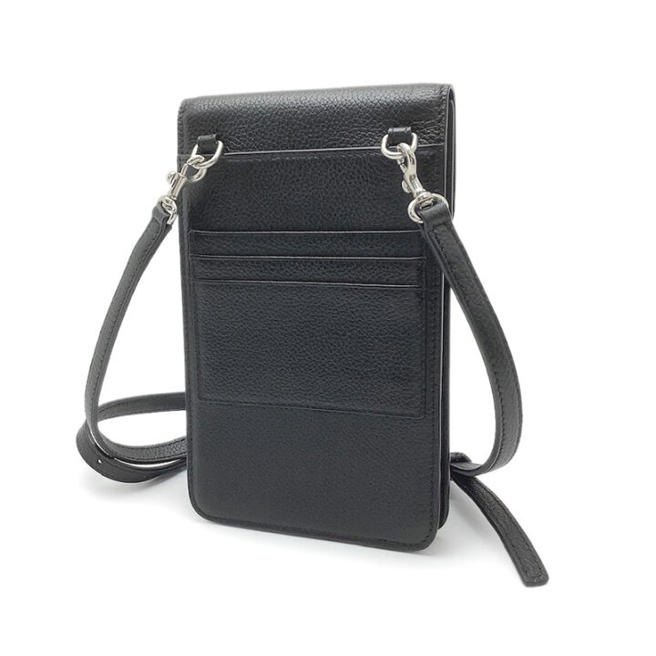 楽天市場】BALENCIAGA バレンシアガ フラップフォンショルダー レザー 