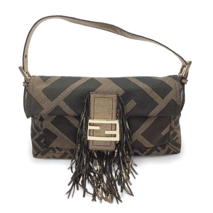 楽天市場】FENDI フェンディ マンマバケット キャンバス レザー  