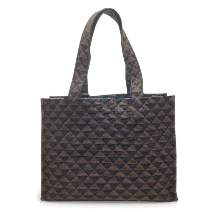 PRADA / シンボル エンブロイダリーファブリックバッグ