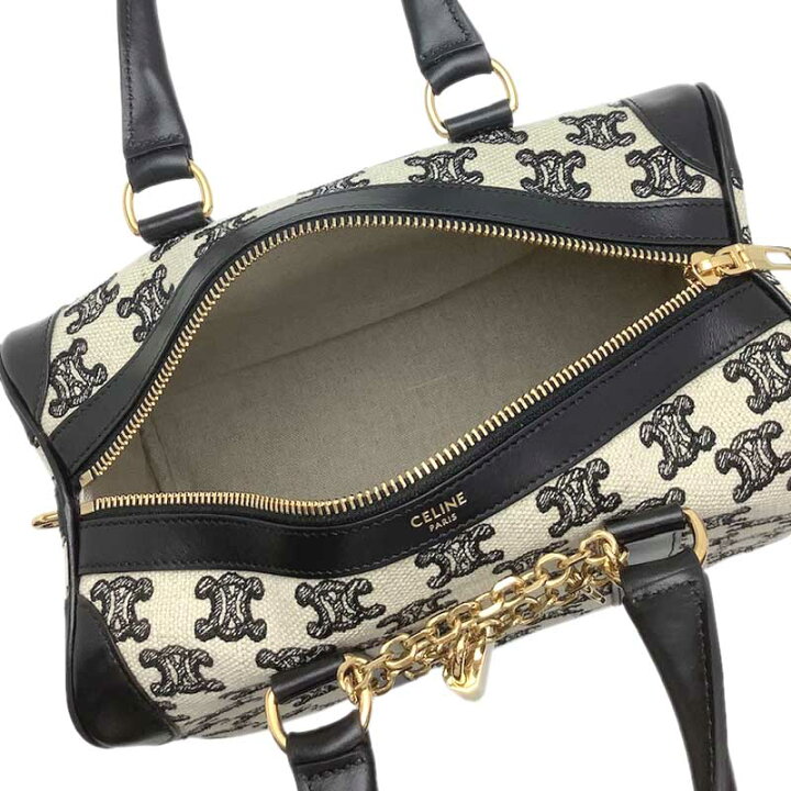 楽天市場】CELINE セリーヌ トリオンフ スモール ボストンバッグ 