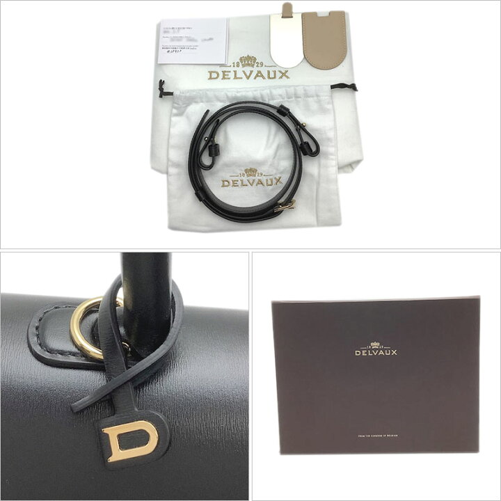 楽天市場】DELVAUX デルヴォー ブリヨン MM ボックスカーフ ブラック 