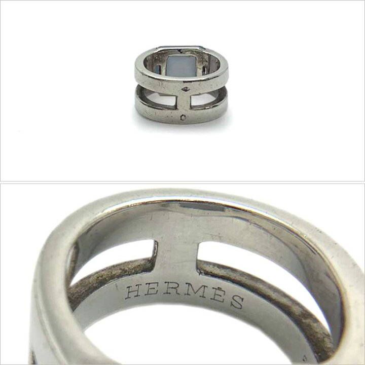 楽天市場】HERMES エルメス メドール リング 925 シルバー  