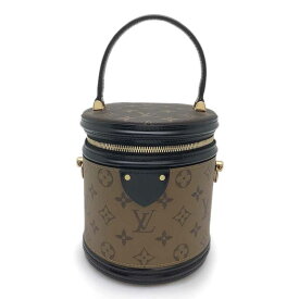 LOUIS VUITTON ルイ・ヴィトン カンヌ モノグラム モノグラム・リバース M43986 バニティバッグ ハンドバッグ ショルダーバッグ 2WAYバッグ ゴールド金具 【中古】