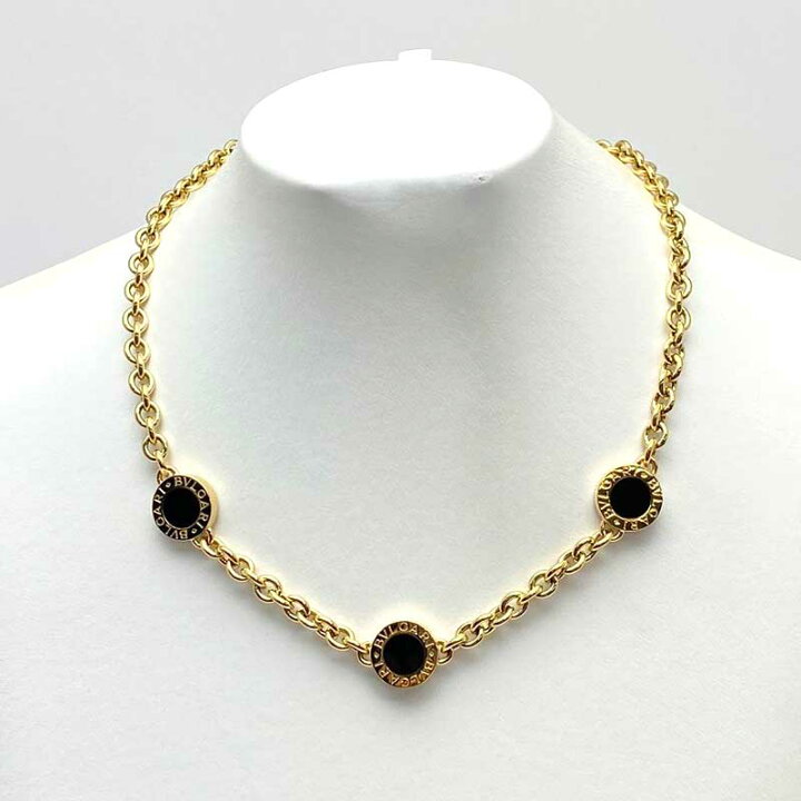 楽天市場】BVLGARI ブルガリ ブルガリブルガリネックレス オニキス 3P 