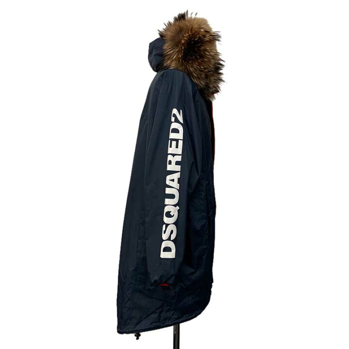楽天市場】DSQUARED2 ディースクエアード リバーシブル ロングパーカー 