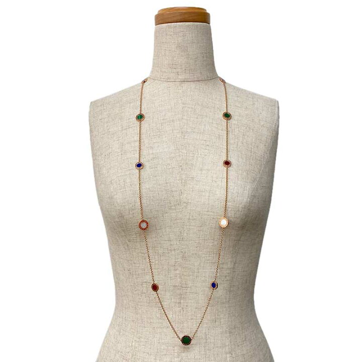 楽天市場】BVLGARI ブルガリ ブルガリブルガリ ロングネックレス 750 