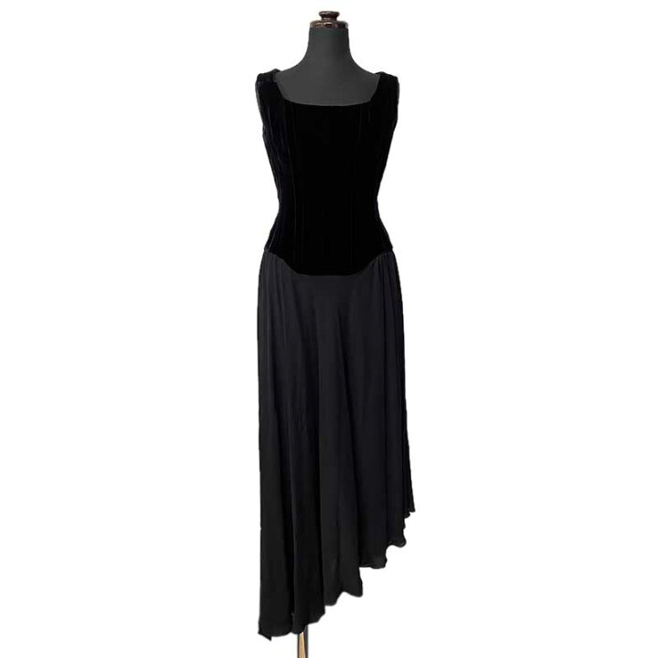 楽天市場】CHANEL シャネル ノースリーブワンピース ロングドレス ビス  