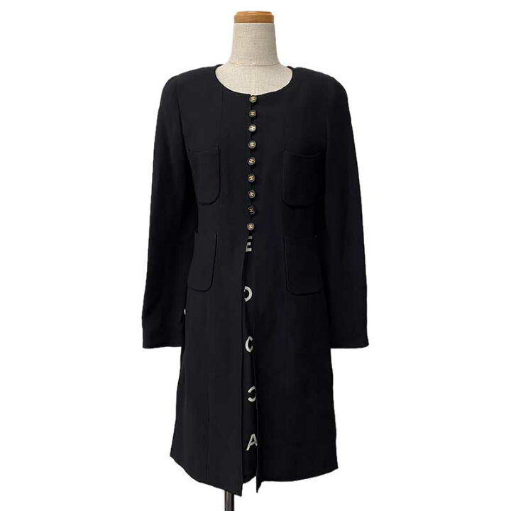 楽天市場】CHANEL シャネル アンサンブル ノーカラーコート  