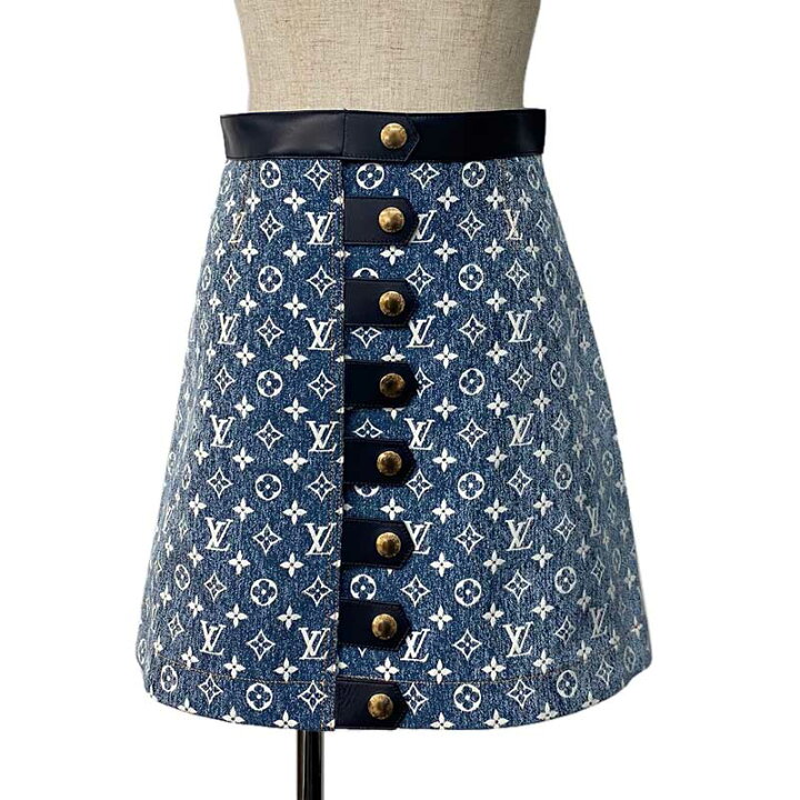 楽天市場】LOUIS VUITTON ルイ・ヴィトン モノグラムジャガードデニム 