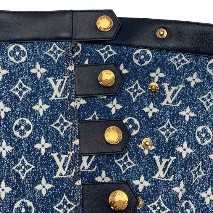 楽天市場】LOUIS VUITTON ルイ・ヴィトン モノグラムジャガードデニム 