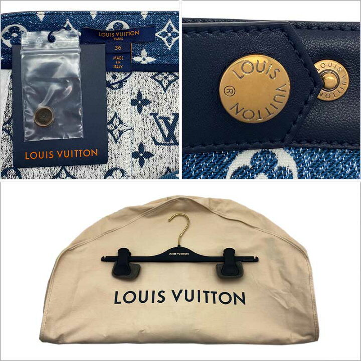 楽天市場】LOUIS VUITTON ルイ・ヴィトン モノグラムジャガードデニム 