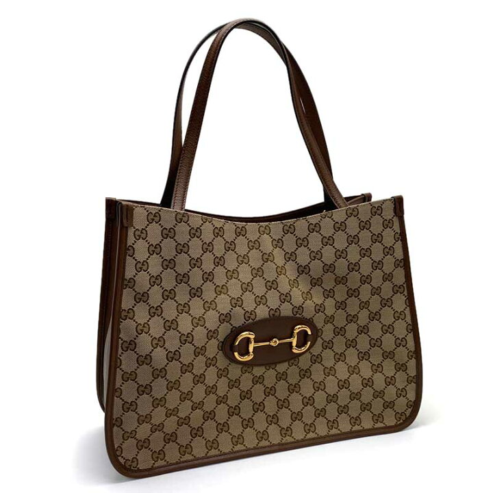 楽天市場】GUCCI グッチ ホースビット 1955 トートバッグ ベージュ 