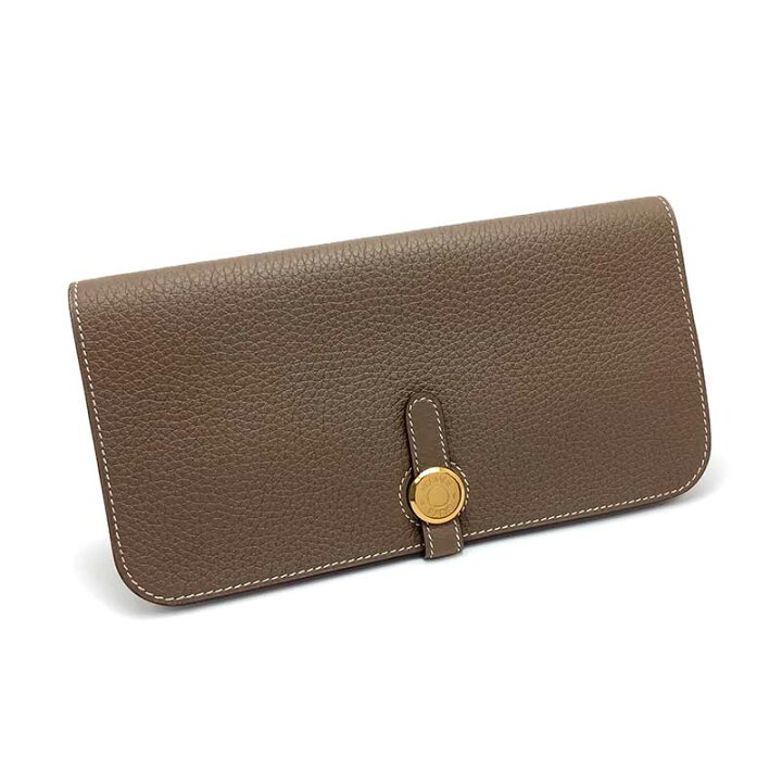楽天市場】HERMES エルメス ドゴンロング トゴ エトゥープ 061200CC-18  