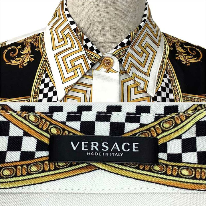 楽天市場】VERSACE ヴェルサーチ ラ クープ デ デュー 長袖シャツ 