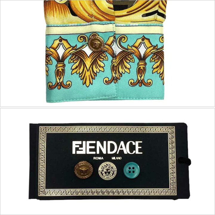 楽天市場】FENDACE フェンダーチェ ゴールド バロック 長袖シャツ 