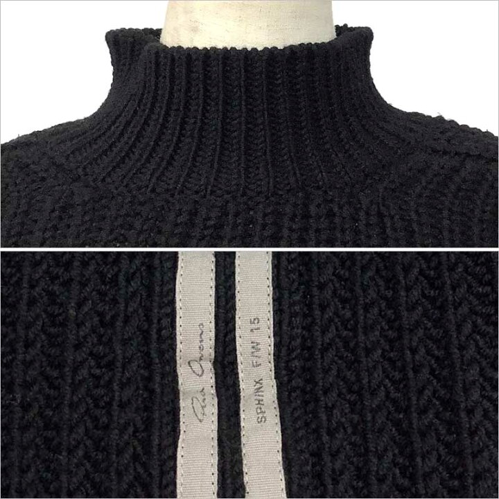 楽天市場】Rick Owens リックオウエンス ハイネック セーター ウール 