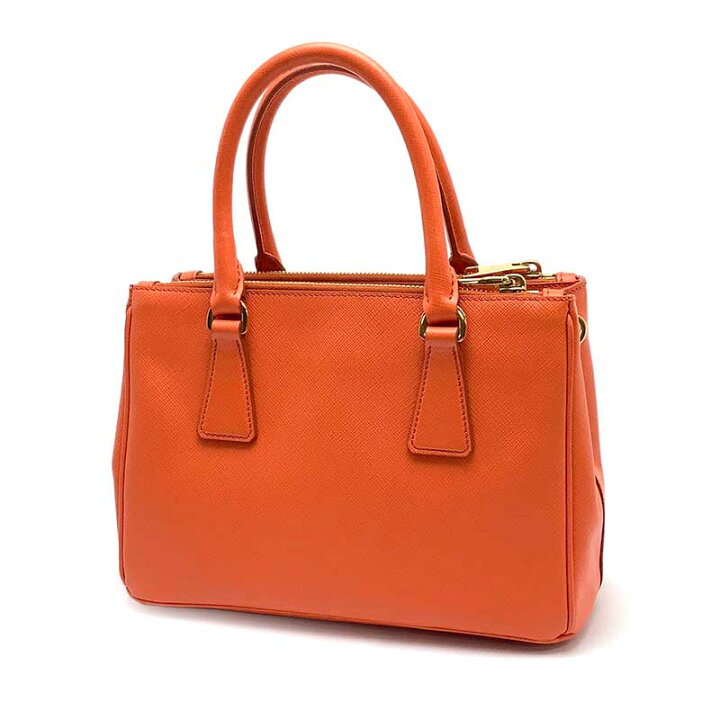 楽天市場】PRADA プラダ ガレリア 2WAYバッグ カーフ オレンジ 