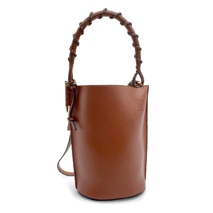 楽天市場】LOEWE ロエベ ゲート バケット カーフ ブラウン 329.56.Z85  