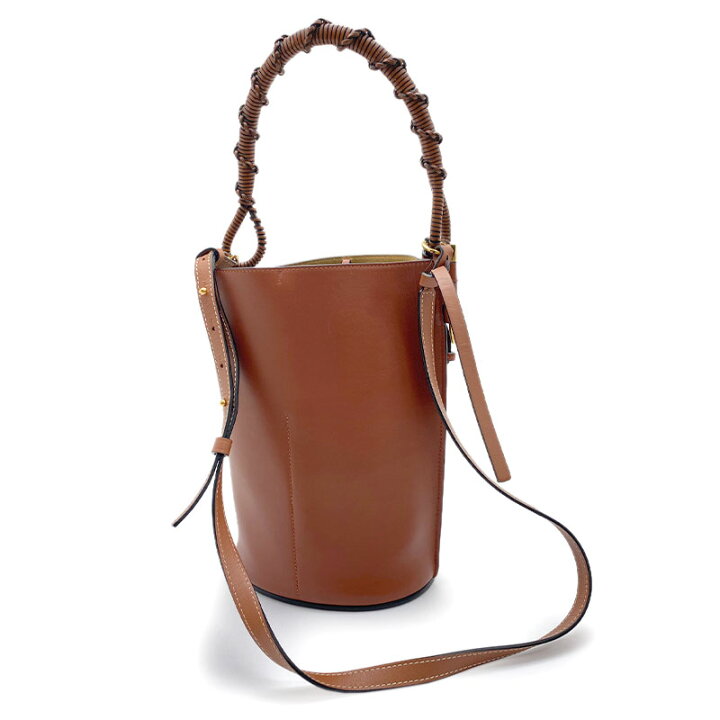 楽天市場】LOEWE ロエベ ゲート バケット カーフ ブラウン 329.56.Z85 