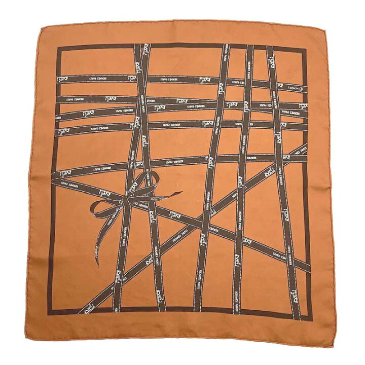 楽天市場】HERMES エルメス カレ45 スカーフ “BOLDUC RIBBON 