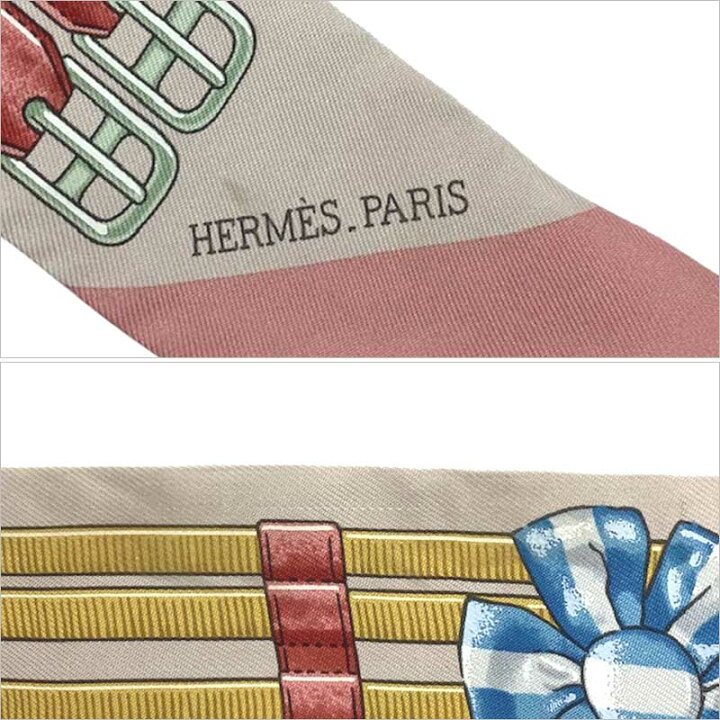 楽天市場】HERMES エルメス ツイリー “ジャンピング” シルク ベージュ  