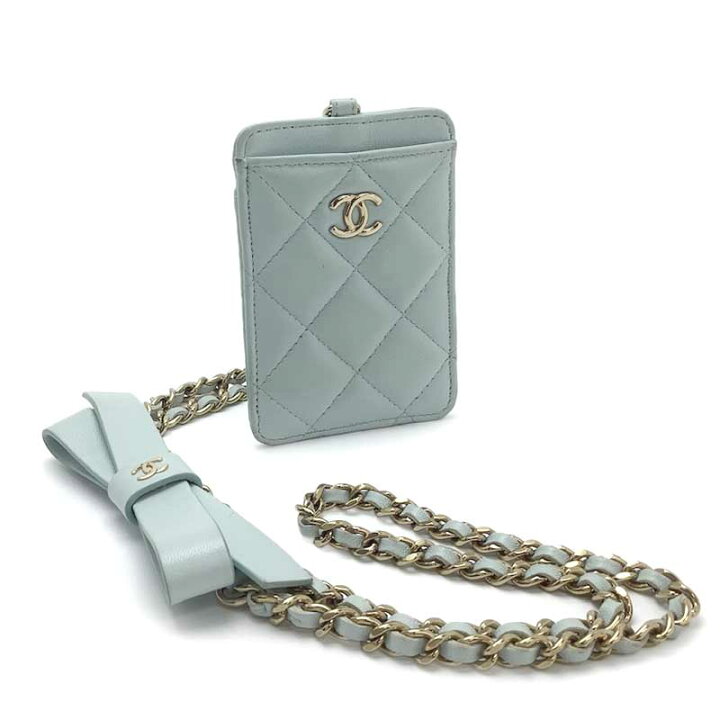 楽天市場】CHANEL シャネル マトラッセ チェーン カードケース 