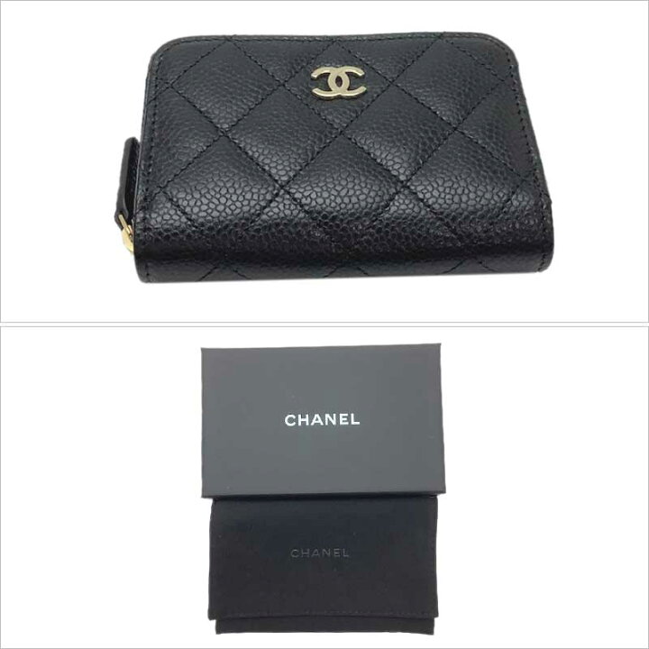 楽天市場】CHANEL シャネル マトラッセ クラシック ジップ コイン 