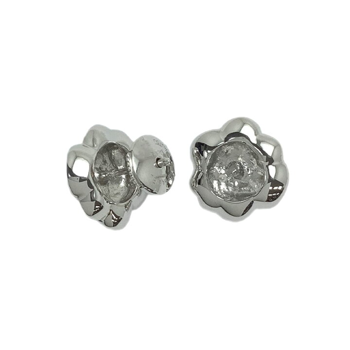 楽天市場】CHANEL シャネル カメリア ダイヤモンド ピアス 750WG K18WG 
