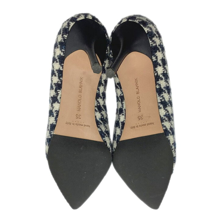 楽天市場】MANOLO BLAHNIK マノロブラニク パンプス ウール レザー  