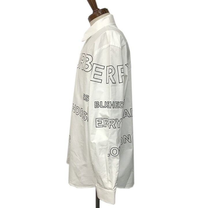 楽天市場】BURBERRY バーバリー 長袖 シャツ コットン ホワイト  
