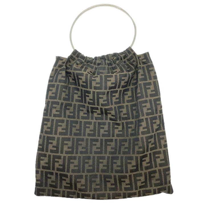 楽天市場】FENDI フェンディ ハンドバッグ ナイロンキャンバス カーキ  