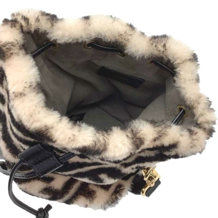 楽天市場】FENDI フェンディ モントレゾール ミニ ファー レザー 