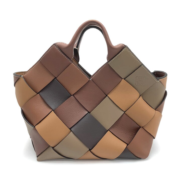楽天市場】LOEWE ロエベ ウーブン バスケットバッグ スモール カーフ  