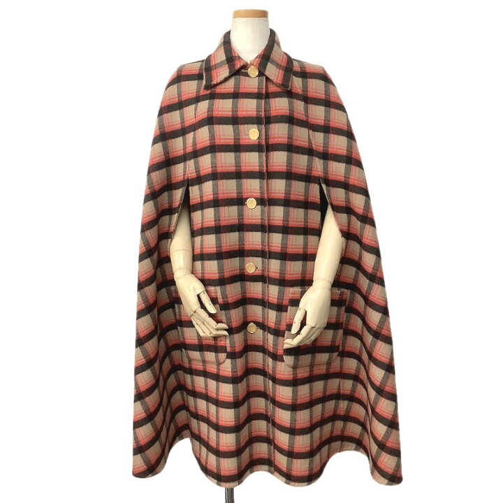 楽天市場】GUCCI グッチ リバーシブル ケープ コート ウール シルク 