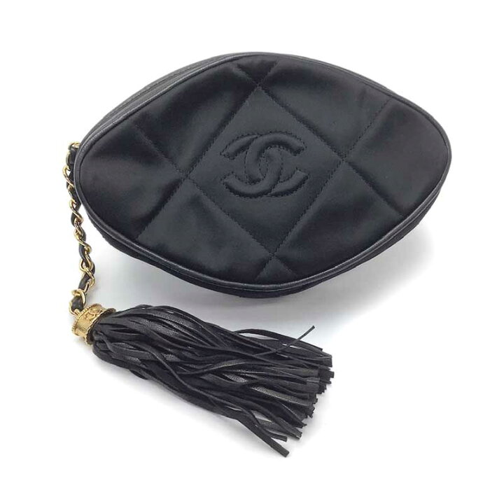 楽天市場】CHANEL シャネル マトラッセ ポーチ サテン 