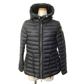 MONCLER モンクレール RAIE ライエ ブラック ナイロン ダウン フェザー #0 C10934690899 53048 フード付きダウンジャケット ショート丈 【中古】