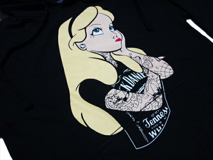 楽天市場 不思議の国のアリス タトゥー ディズニー パロディ フーディー プルオーバー パーカー Select Shop Yorozuya