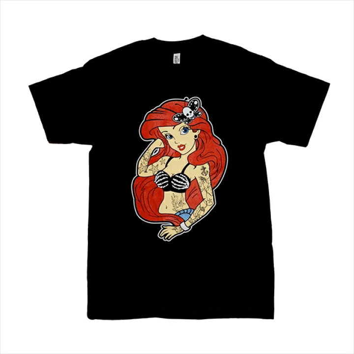 楽天市場 アリエル バタフライ タトゥー ディズニー パロディ Tシャツ Select Shop Yorozuya