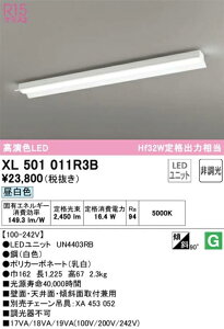 �y���������z�I�[�f���b�N LED-LINE�x�[�X���C�g ���ˊ}�t 40�` �����F 2500lm�^�C�v XL501011R3BS