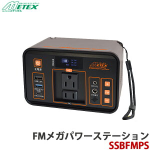 メテックス EVERBright (エバーブライト) 自家発電マルチユニット FMメガパワーステーション SSBFMPS / 24,000mAh