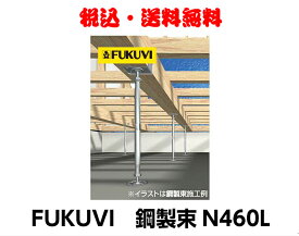 【税込・送料無料】FUKUVI フクビ 木造住宅用鋼製機能束N460L 鋼製束 NKT460L