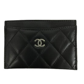 【併売】【中古】【レディース】CHANEL シャネル caviar skin card case キャビアスキン　カードケース カードケース ブラック