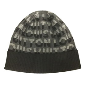 【併売】【中古】【メンズ】Louis Vuitton ルイヴィトン Bonnet LV split knit hat ボネ　LVスプリット　ニット帽 帽子 M70913 ブラック 4