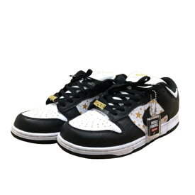 【併売】【中古品】【メンズ】SUPREME NIKEシュプリーム ナイキ SUPREME NIKE SB DUNK LOW OG QS GOLD STAR WHITE/BLACK シュプリーム ナイキ エスビー　ダンクロー オージー キューエス ゴールドスター ホワイト/ブラック DH3228-102 28cm