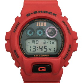 【併売】【中古】 ガンダム30周年記念 DW-6900FS MS-06S ZAKU ガンダム シャア専用 腕時計