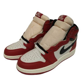 【併売品】 【中古】 【メンズ】 NIKE ナイキ AIR JORDAN エアジョーダン 1 レトロ HIGH OG GS Lost&Found fd1437-612 ロスト&ファウンド/シカゴ 23.5 レッド ホワイト ブラック ジュニア